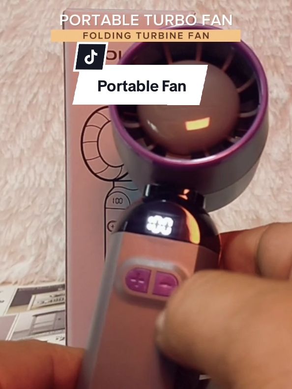 This isn't your average fan!  it's a turbo turbine fan 🪭  #portablefan #minifan #miniportablefan #handheldfan #turbofan #foryou 