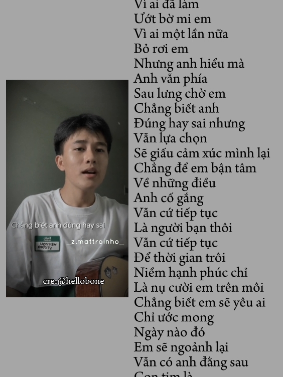 Vì ai đã làm ướt bờ mi em... #cover #coversong #lyrics #music #nhactamtrang #nhachaymoingay #nhaccoloi #nhacchill #tamtrang #zmattroinho #viral #xh #fypシ 