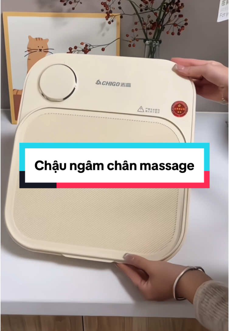 Chậu ngâm chân massage #giadung #giadungtienich #giadungthongminh #chaungamchan #chaungamchanmassage 