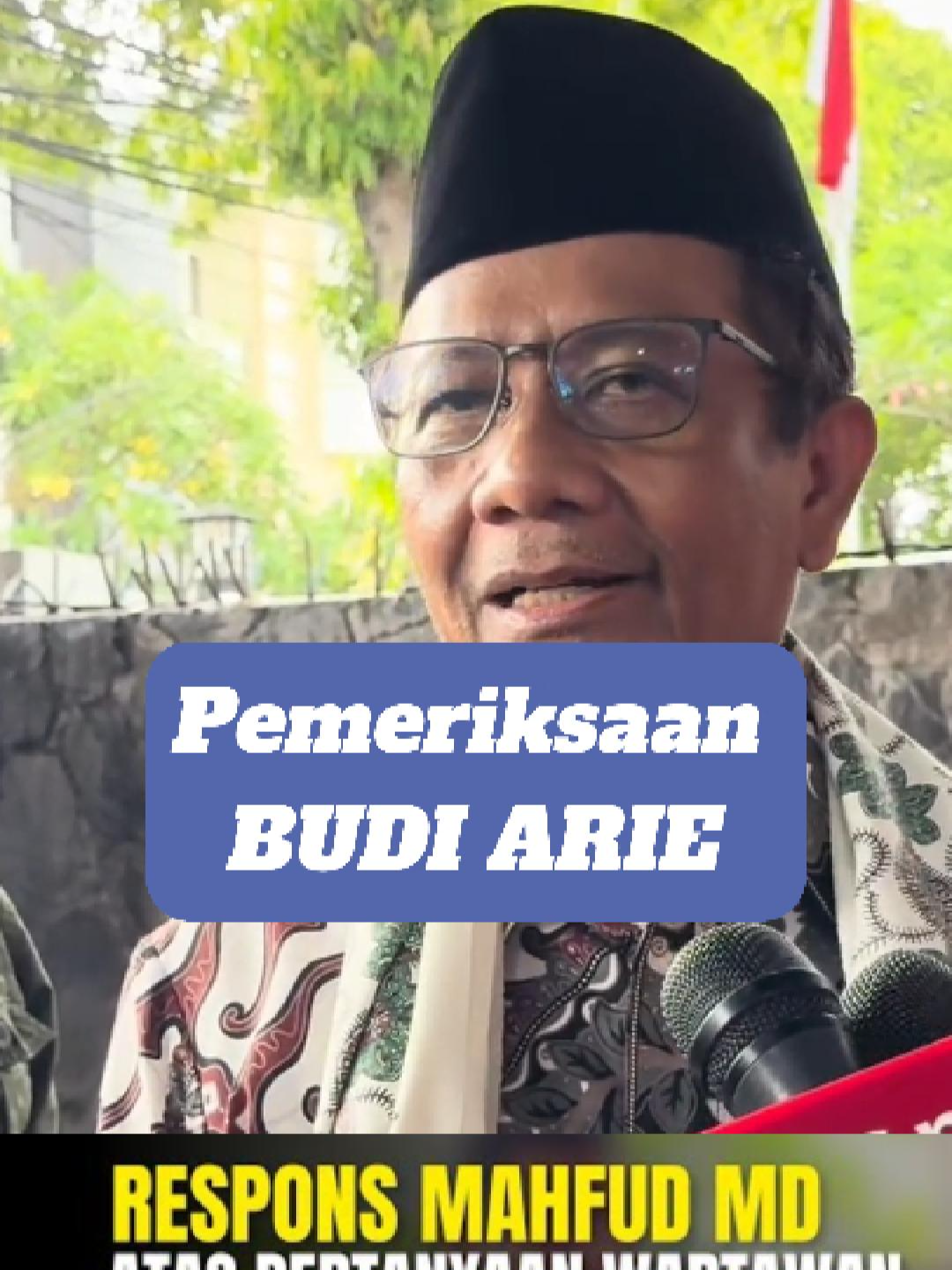 𝐑𝐄𝐒𝐏𝐎𝐍𝐒 𝐌𝐀𝐇𝐅𝐔𝐃 𝐌𝐃 𝐒𝐎𝐀𝐋 𝐁𝐔𝐃𝐈 𝐀𝐑𝐈𝐄 #MahfudMD #budiariesetiadi #Judol