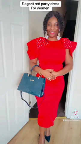 #ad #tiktokmademebuyit #reddressforchristmasparty im wearing large size