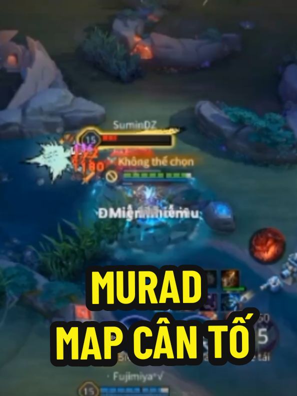 Murad Kỹ Năng Map Cân Tố #mapsanglienquan #xuhuong #lienquanmobile_garena #highlight #murad #sangmodgame #lq #lqm #viral #aov 