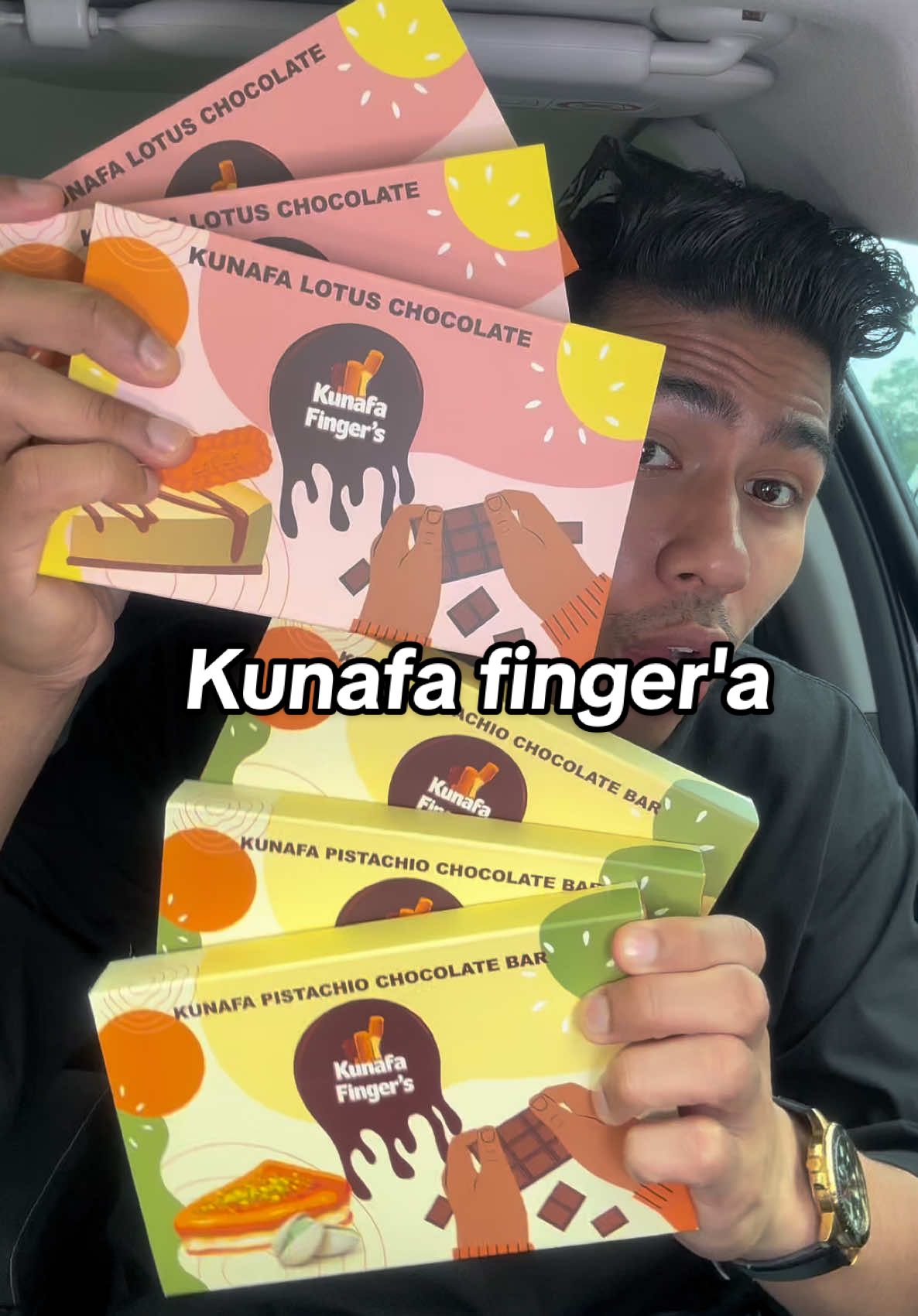 Chocolate @Kunafa Fingers flavour baru 😋 #kunafafingers 