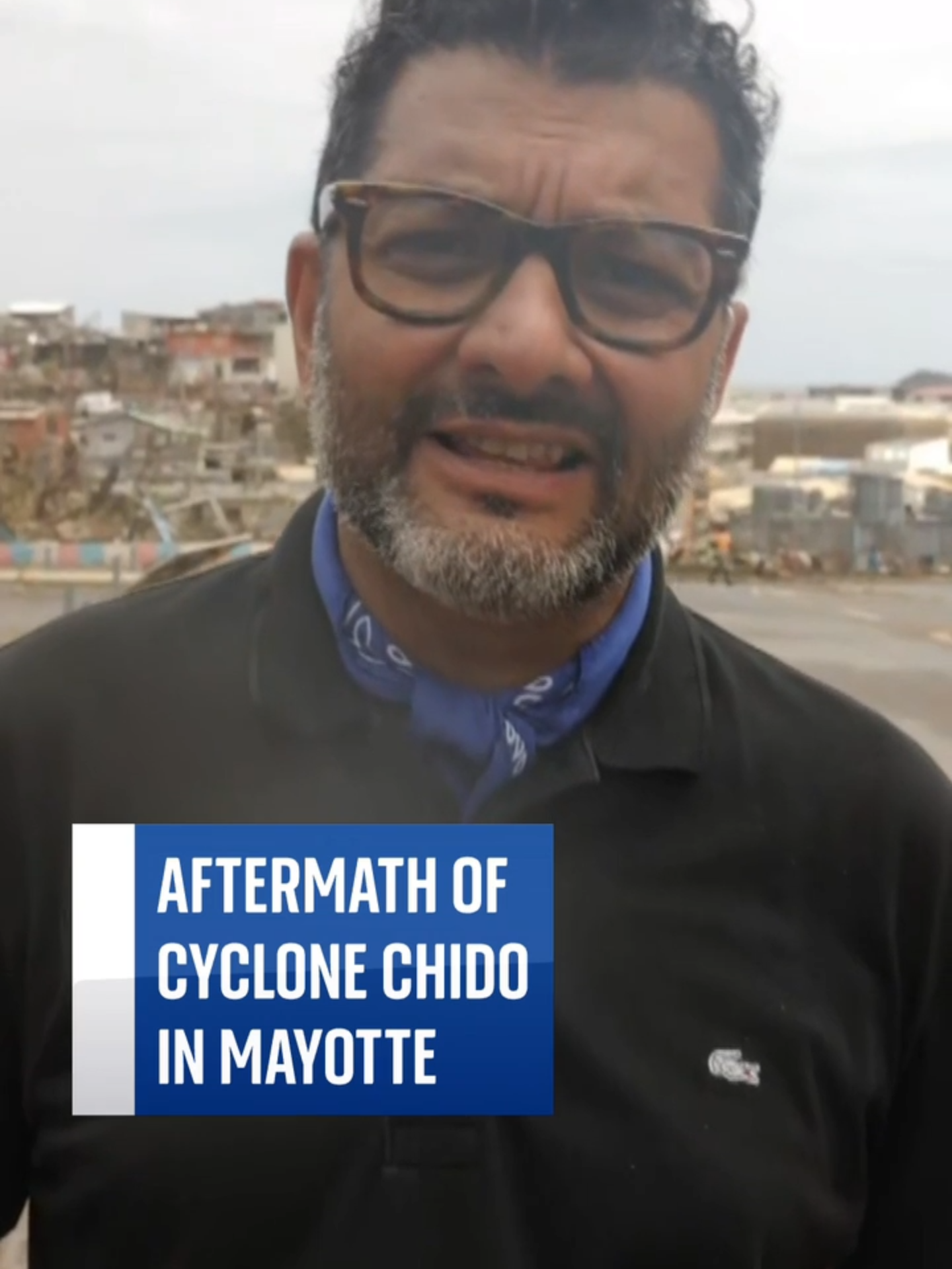 Sky's Ashish Joshi reports on the devastating aftermath of #CycloneChido in #Mayotte