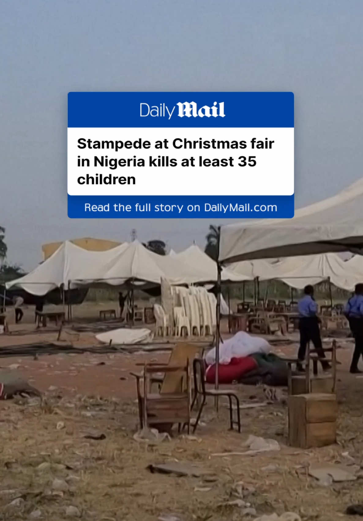 At least 35 children have died and another six were severely injured after a stampede at a Christmas funfair in the southwestern city of Ibadan in Nigeria. Police said they have arrested eight people, including the organiser of the carnival Naomi Silekunola. The incident happened on Wednesday at a fair organised at an Islamic High School where over 5,000 children had gathered. The organisers announced that the children “will win exciting prizes like scholarships and other bountiful gifts”. The crowd crush happened as the main organiser arrived at the event and the children tried to gain entry to receive the cash prize and food. #nigeria #christmas #children #rip #christmasmarket 