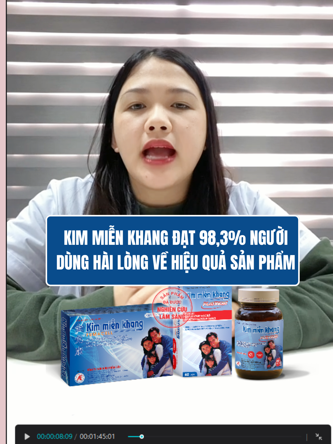 Kim Miễn Khang đạt 98,3% người dùng hài lòng về hiệu quả sản phẩm #kimmienkhang #vaynen #lupusbando #viemda #tiktok #viral #songkhoe247