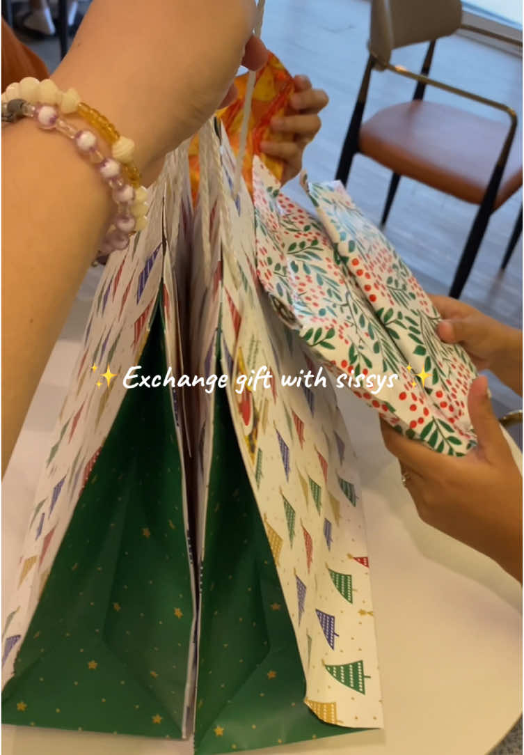 Exchange gift with sissys 🥰 #gifts #exchangegift