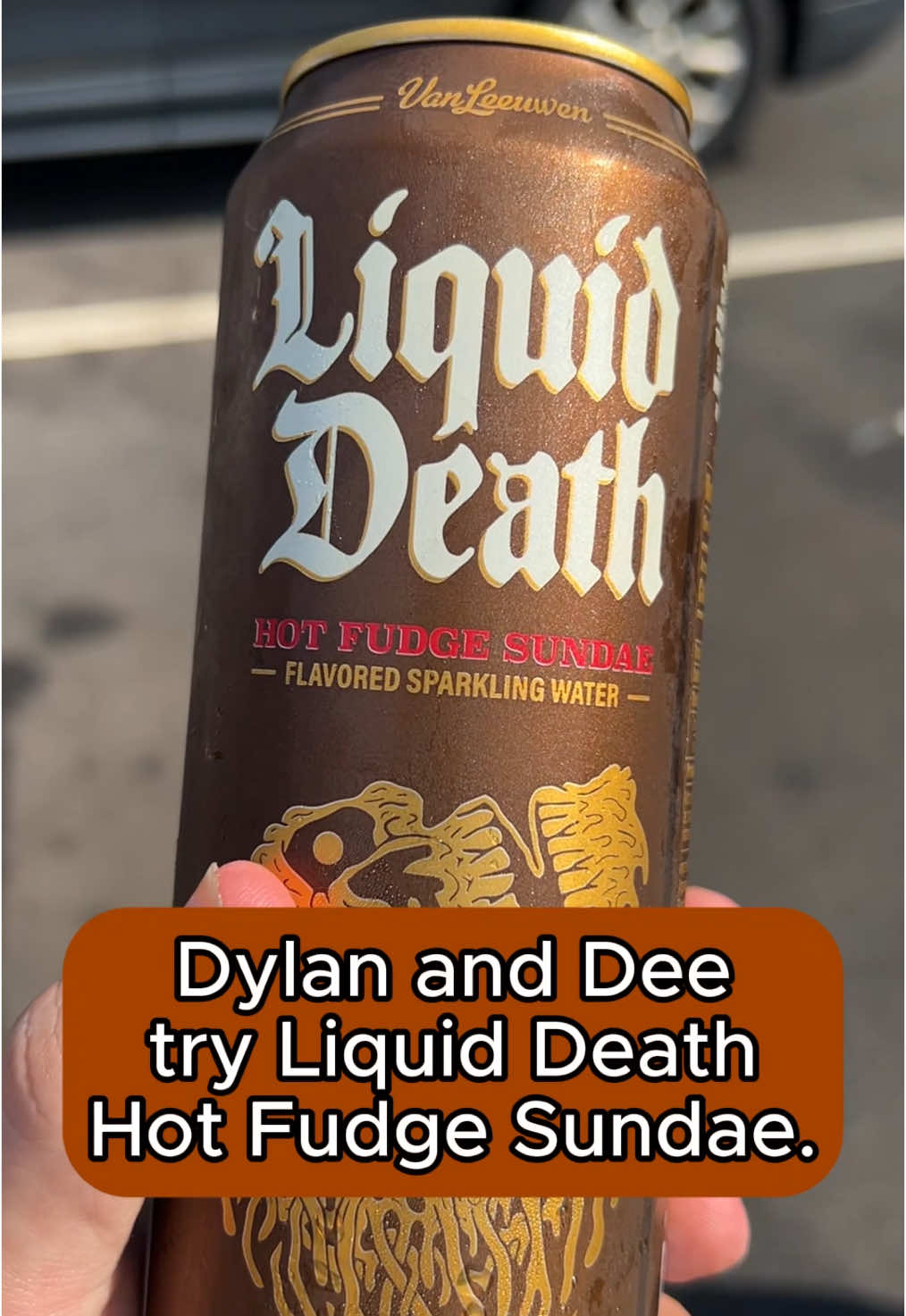 Dylan and Dee try Liquid Death Hot Fudge Sundae. #liquiddeath #hotfudgesundae #hotfudge #fudge #murderyourthirst #water #sparklingwater #soda #beverage #softdrink #sodareview #beveragereview #tastetest #bottomsup #downthehatch #tryitout #fyp #foryou #belchbros #belchbrosextras #belchbrosreviews 