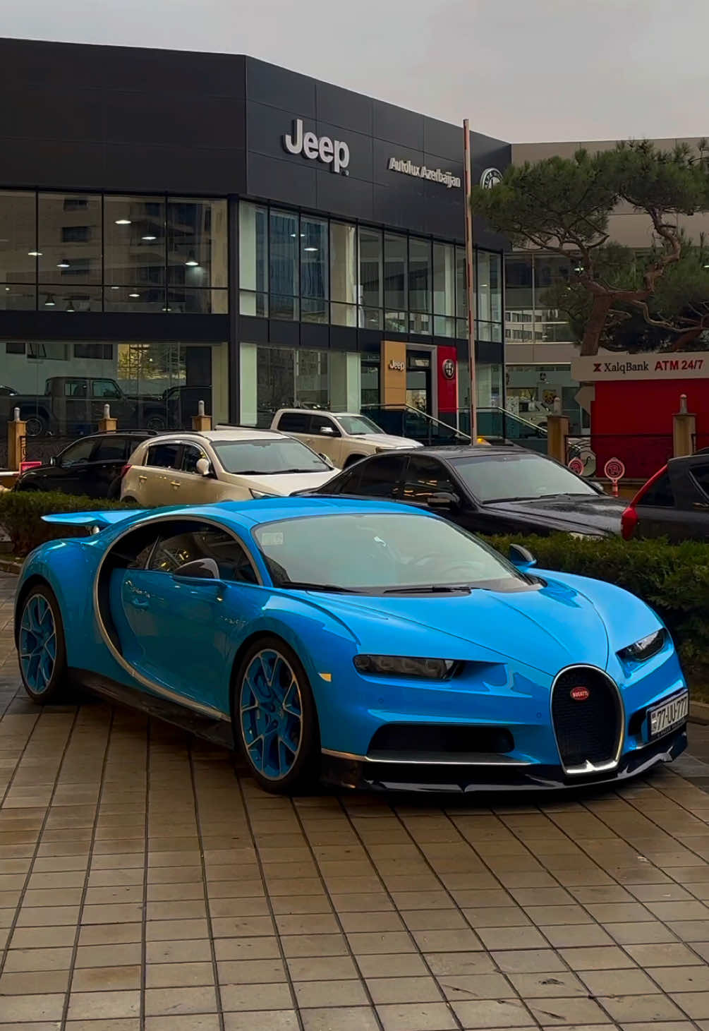 Bugatti Chiron 🩵#carspotting #carsoftiktok #bugatti #bugattichiron #hypercar 