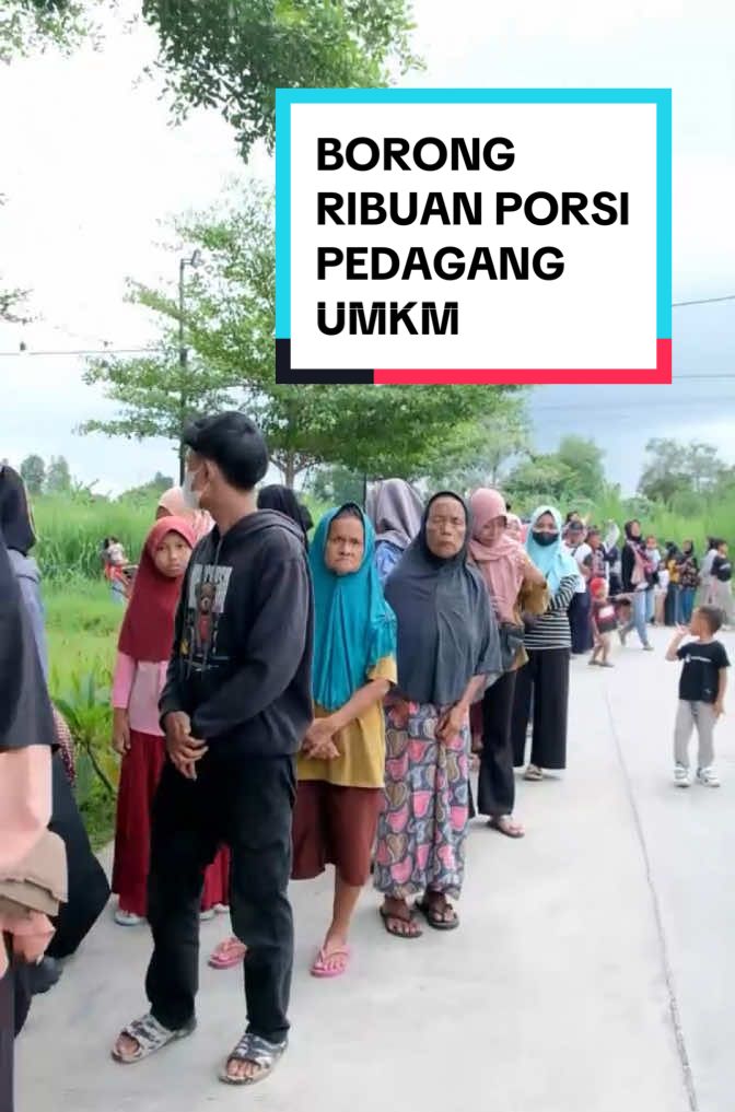 Inem jogja bikin warung makan @warungeinemjogja dimana hasil keuntunganya digunakan untuk memborong ribuan porsi pedagang UMKM dan dibagikan dengan cuma2 ke masyarakat membutuhkan 