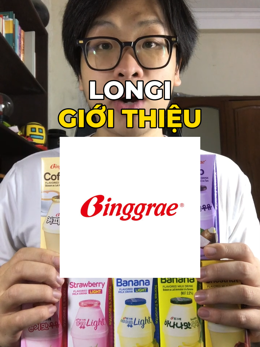 Longi giới thiệu: Binggrae #reviewanngon #suachuoihanquoc #binggraemilk #ancungtiktok