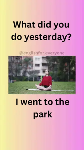 What did you do yesterday?#englishgrammarlesson #englishreading #englishwriting #englishlisting #englishteacher #englsihlesson #englishquiz #bbclearningenglish #englishvoa #britishcouncillearingenglish #englishclub #englishvidoes #englishfunlearning #english #englishvocabulary