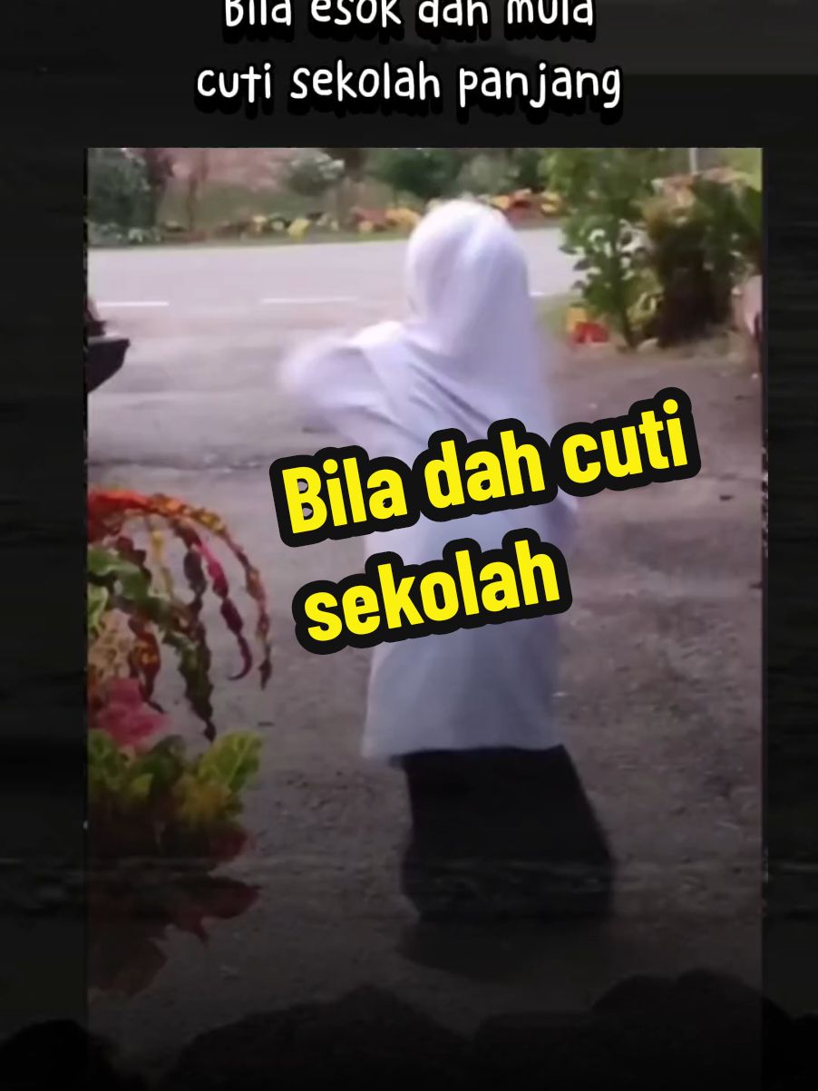 kemain seronok beronok bebudak nih bila cuti sekolah panjang ya..Mak2 dah bersedia mental ke tuuuuuuu...nak jadi ghimau, singa, dinasour, mak kau ijau😆😆#assalamualaikum #fyp #lawak #mudahterhibur #cutisekolah 