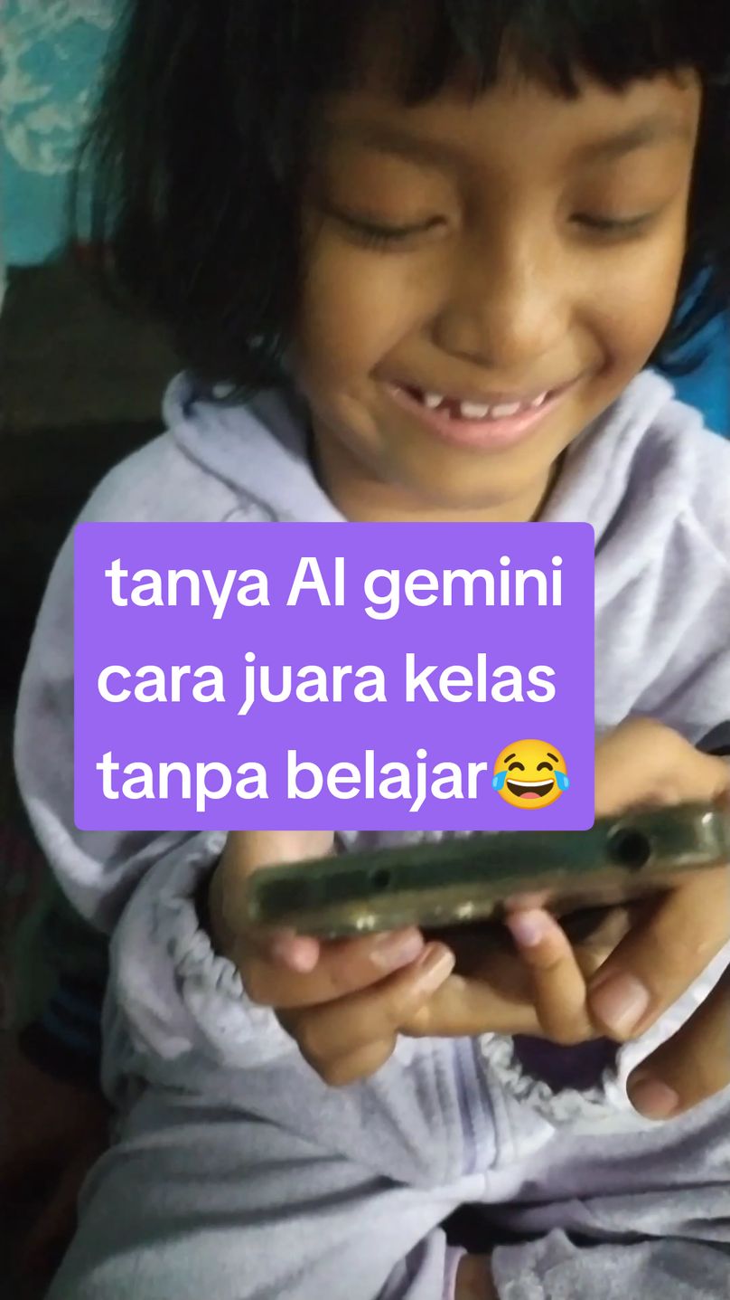 tanya AI gemini cara  juara kelas tanpa belajar😂😂 #TANYAAIGEMINI #fyp  #JAWABANAIGEMINIKOCAK 