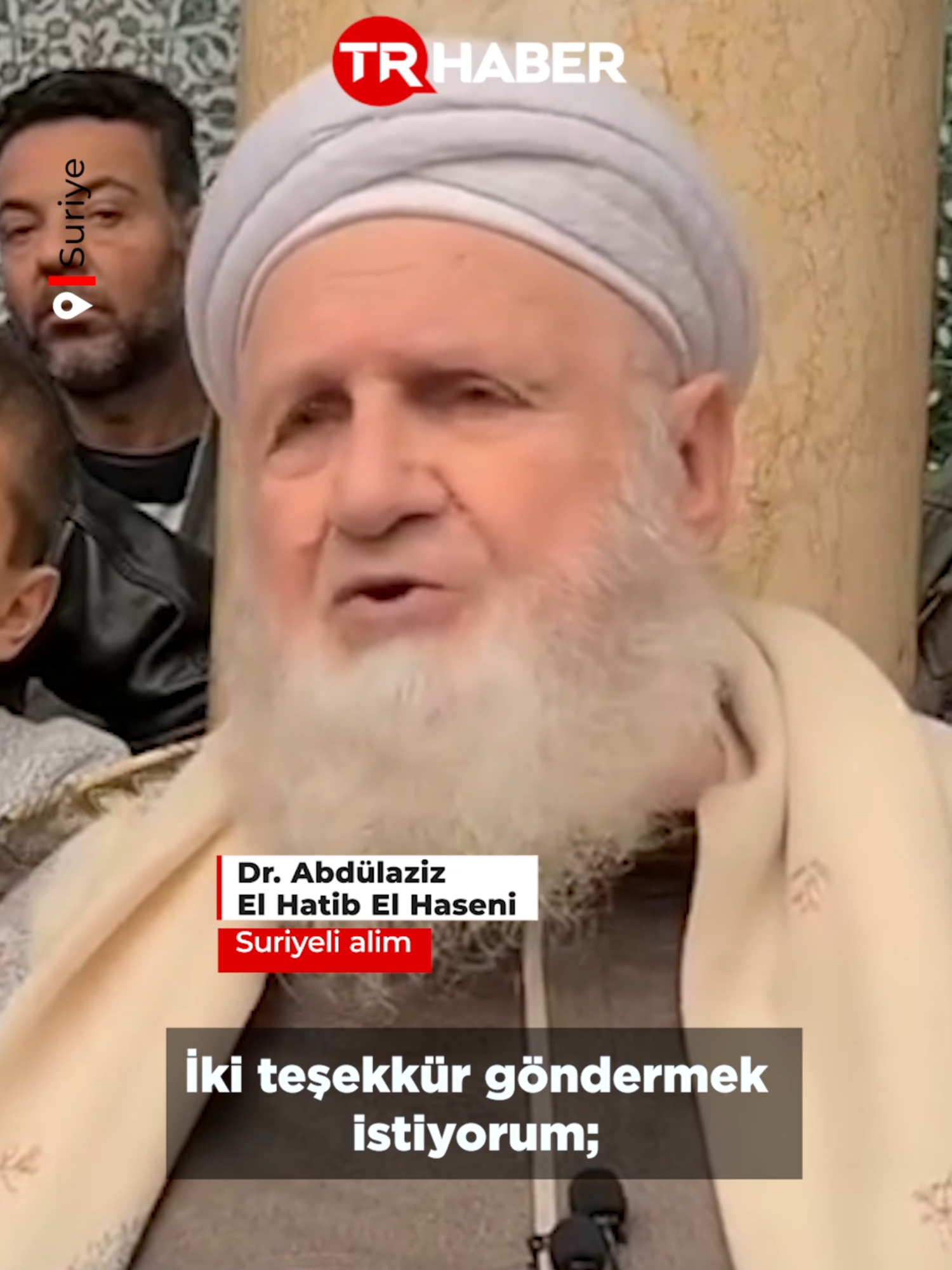 “Allah Erdoğan’ı korusun. Çünkü o Şam halkını korudu” -Suriyeli alim Dr. Abdulaziz El Hatib El Haseni #haber #gündem #suriye #şam #erdoğan #alim