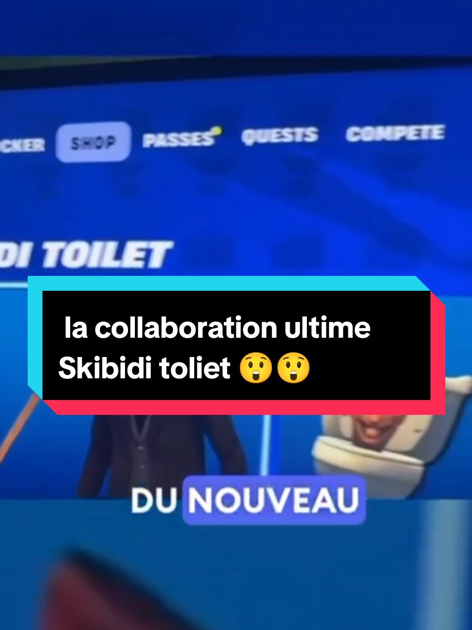 Skibidi Toliet a rejoint Fortnite pour faire la collaboration ultime Skibidi toliet x Quinzaine.#skibidi  #toilettes #fortnite #jeuxvideo #enfant #parent #choquant 