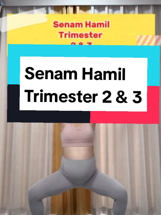 Senam hamil trimester 2 & 3 bisa dilakukan 15 menit atau semampunya ya bun #senamhamil #senamibuhamil #trimester2 #trimester3 