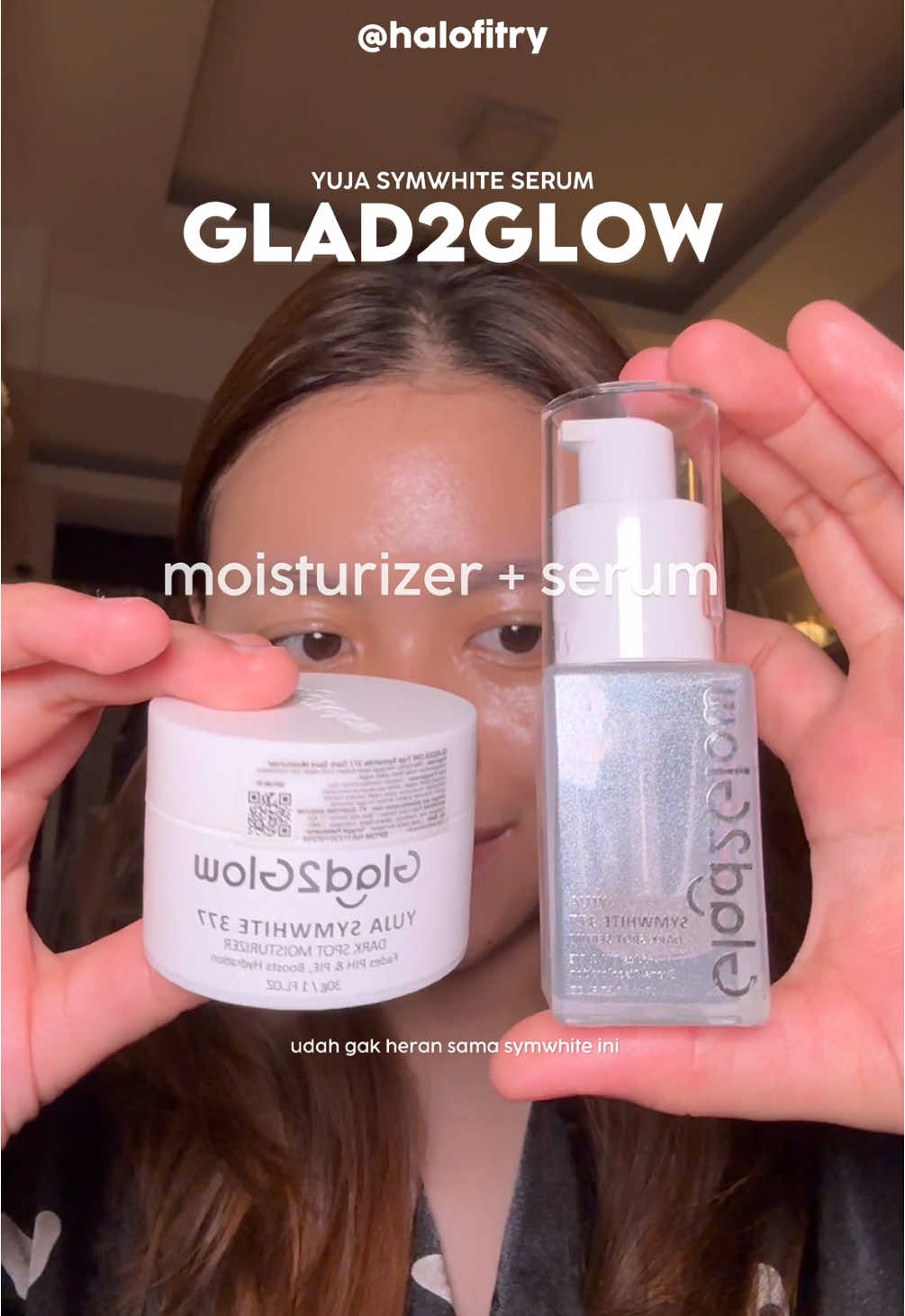 Cobain deh kombo serum + moisturizernya sih, tapi seengaknya yah punya serumnya dulu kali ya✨💖 #halofitry #moistdarkspot #moistviral #symwhi #symwhite377 