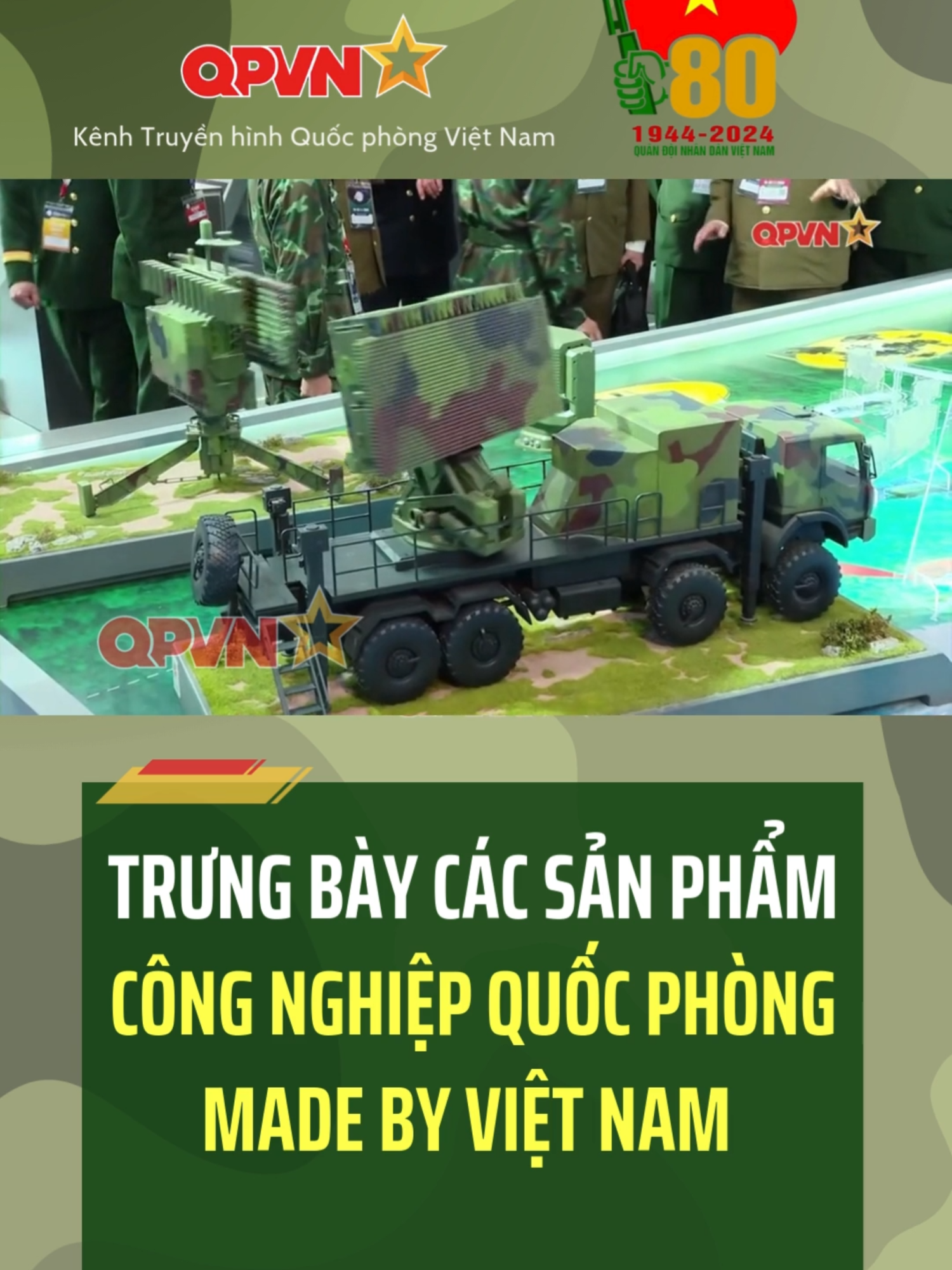 Việc các sản phẩm công nghiệp quốc phòng công nghệ cao made by Việt Nam được giới thiệu tại Triển lãm Quốc phòng Quốc tế lần này đã cho thấy  kết quả của chủ trương đúng đắn trong quá trình hiện đại hóa Quân đội, phát triển công nghiệp quốc phòng, phù hợp với điều kiện bảo vệ Tổ quốc trong tình hình mới. #boquocphong #QPVN #80namqđndvietnam #VietnamDefenceExpo2024