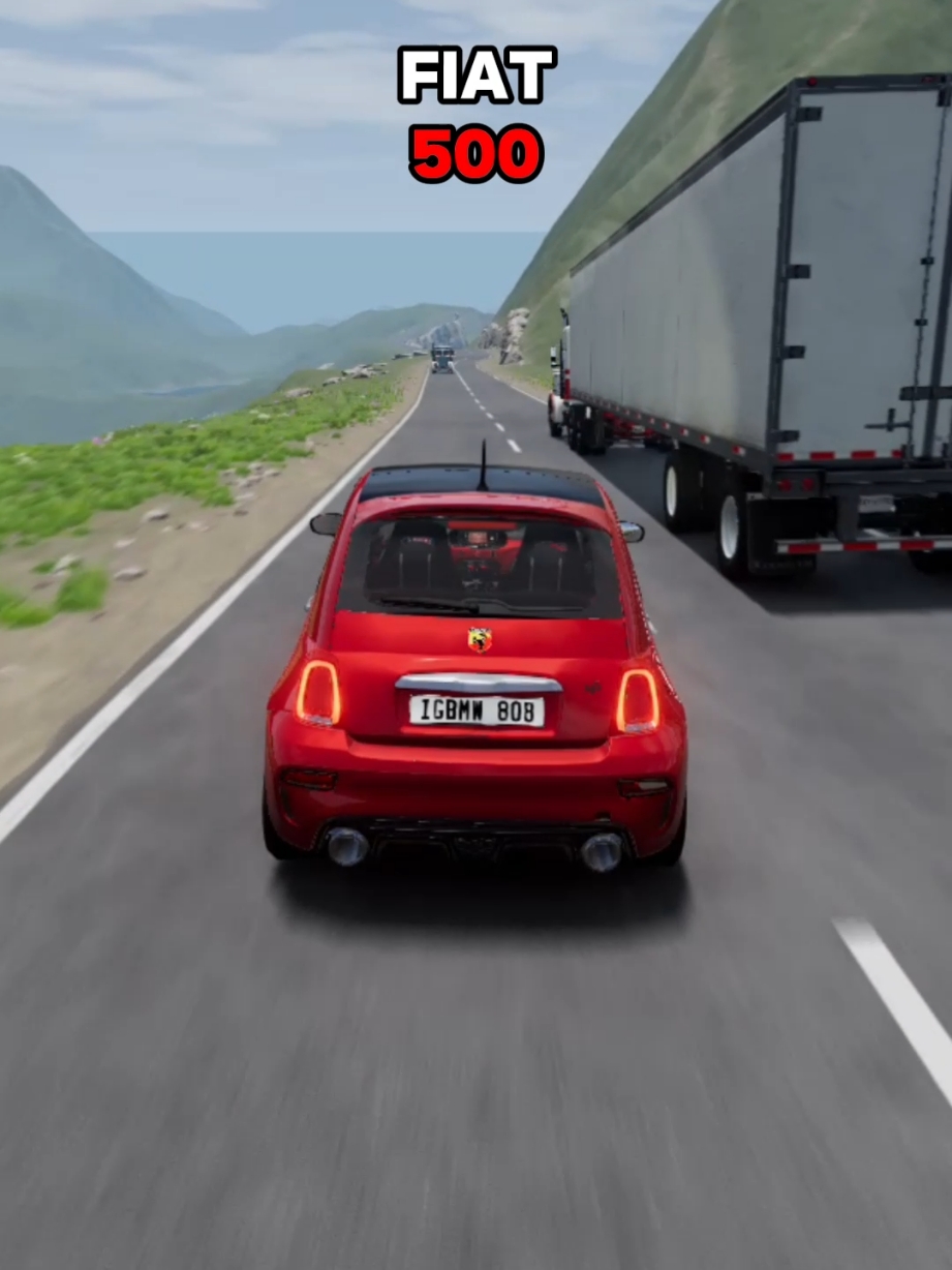 Part 4 | Overtaking Test#beamng #beamngdrive #beamngcrash 