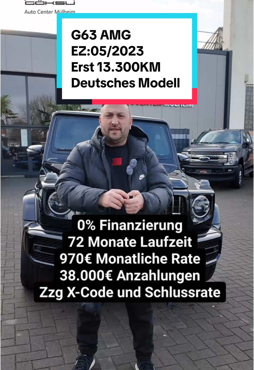 G63 AMG EZ:05/2023 erst 13.300 KM Deutsches Modell unfallfrei #hayrullahgöksu #autohändler #sportcars #autocentermulheimgoksu #neueingetroffen #tiktok #foryoupage 