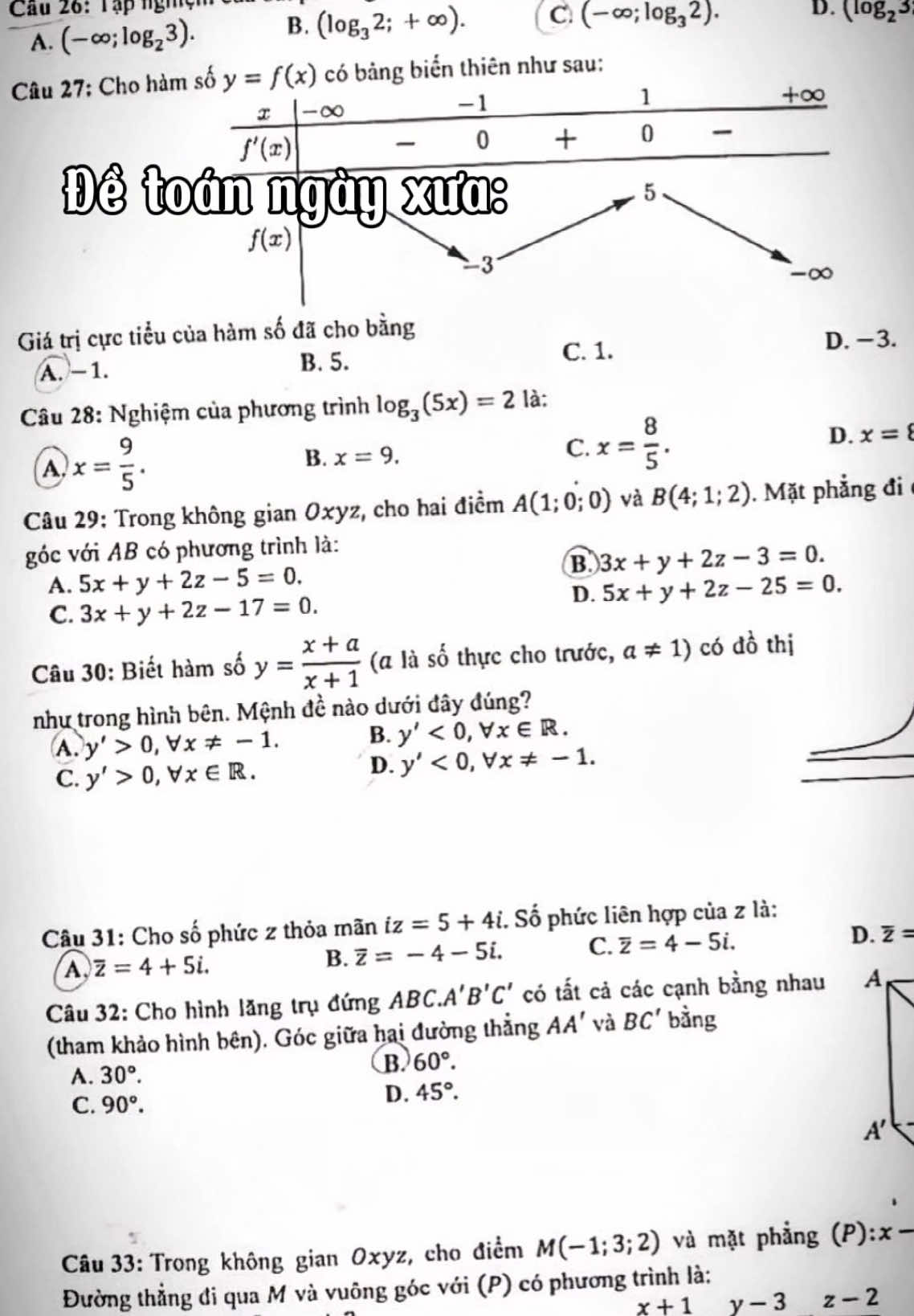 Hãy trả lại toán ngày xưa #dongluchoctap #hocsinh #hoctap #thpt #xuhuong #trending #j4f 