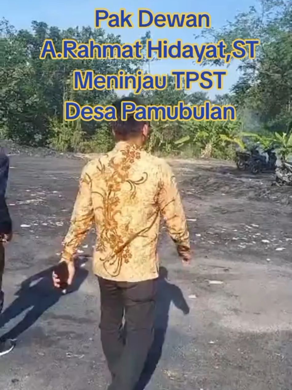 Mendampingi Pak Dewan A.Rahmat Hidayat,ST Meninjau Tempat Pengolahan Sampah Terpadu (TPST) Di Desa Pamubulan Kec.Bayah Kab.Lebak Banten. #tpstdesapamubulan #dewanprovinsibanten  #A_RahmatHidayat_ST  #ARHcenter 