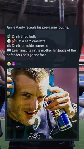 What’s YOUR pre-game routine like? 👀 #vardy #jamievardy #englishfootball #footballtiktok #englishfootball #englandfootball #leicestercityfc #leicestercity #footballshithousery 