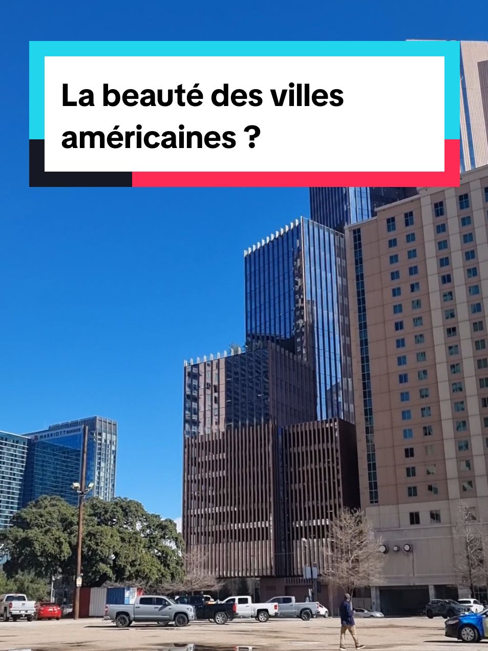 Bref 80% des villes françaises rivalisent avec les Downtown américains 😂😂🫠 #francaisauxusa #voyagerauxusa #personnedanslesrues #travellingalone #frenchyinusa #voyagerseule #houstontexas 