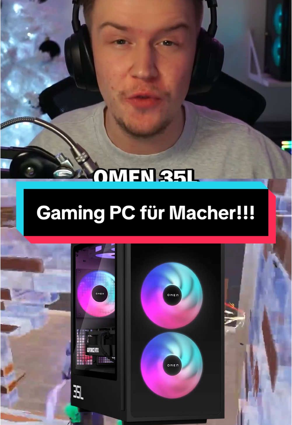 Anzeige | Checkt es gerne aus 🤙 #hpwithintel #intelcore #omen35l #omen27k #omendesktop #omenblackfriday