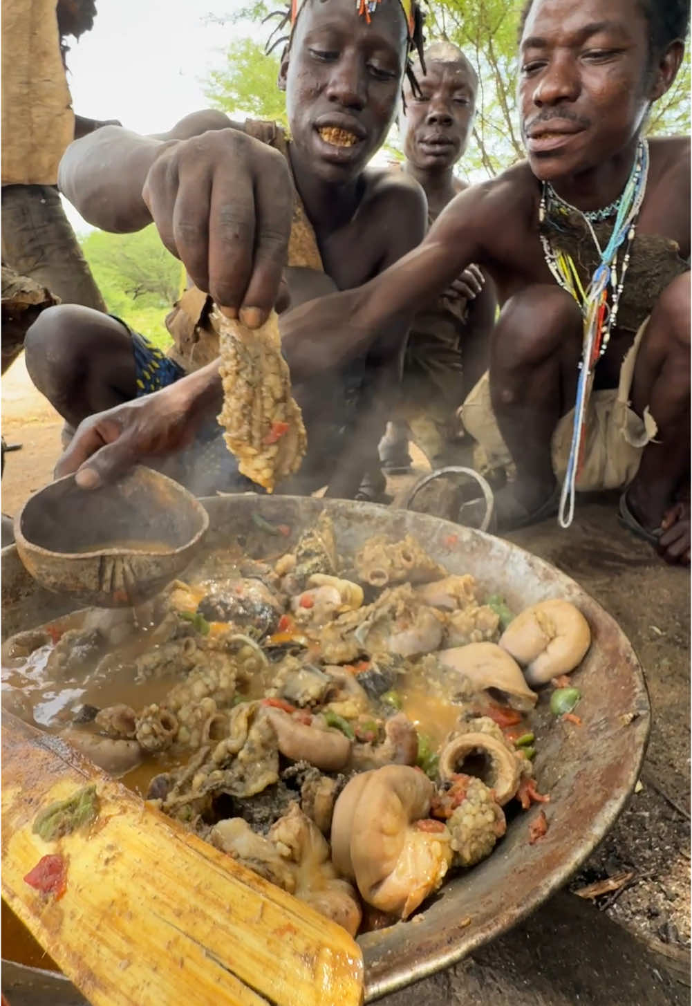 Wow😮😋🥰 What a delicious Breakfast today #hadzabetribe #africastories #villagelife #FoodLover #foodtiktok