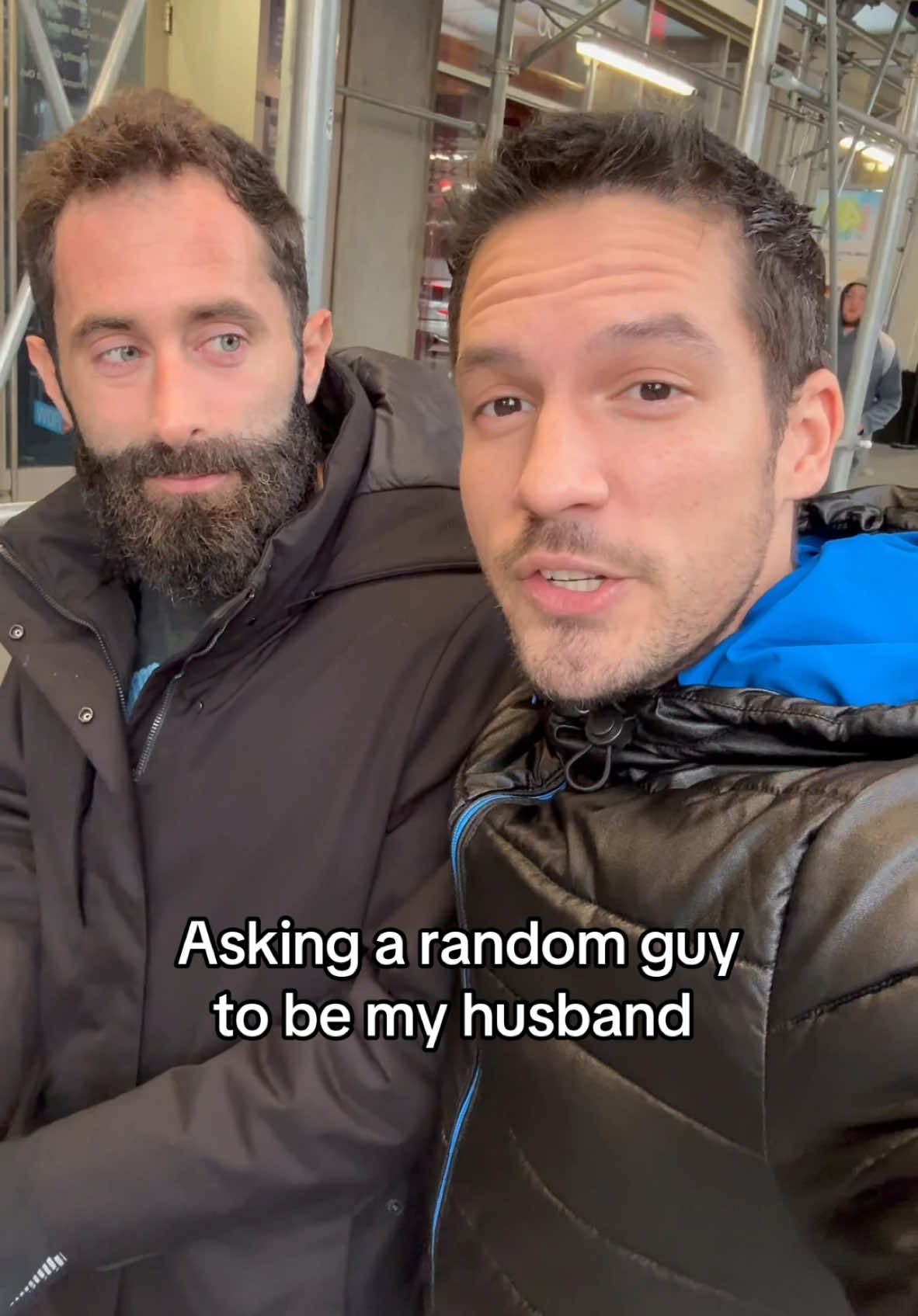 Asking a random guy to be my husband #fyp #husband @Guy 