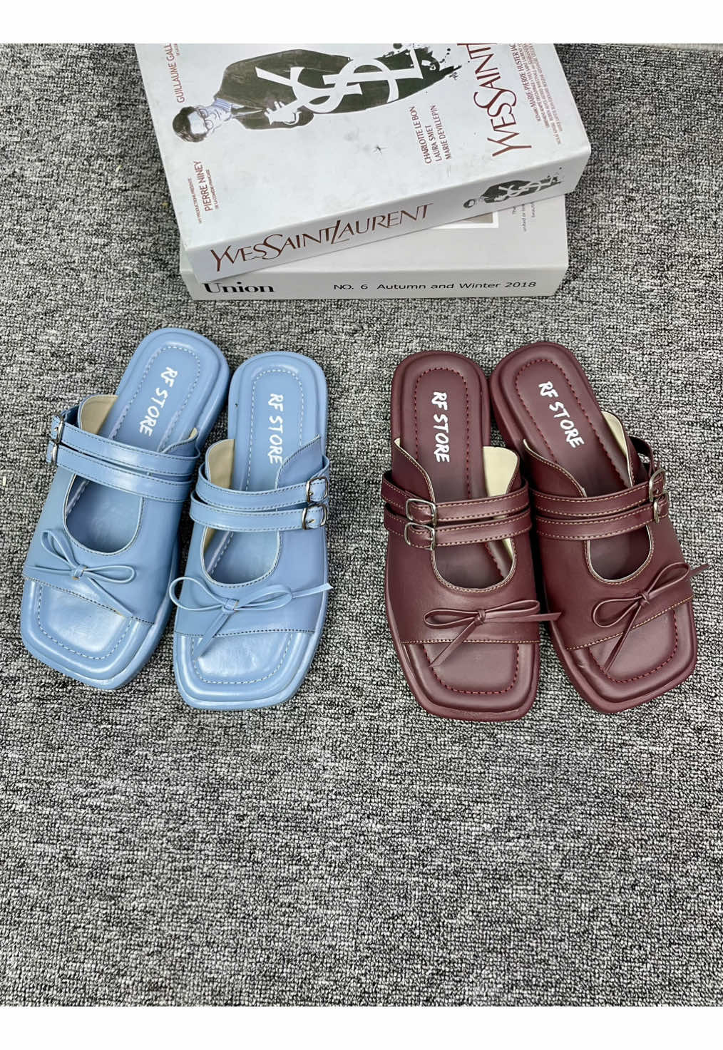 NEW ARRIVAL ZAHIRA SERIES 🔥 tim warna burgundy / midnight blue nih ? Warna yang lagi booming sekarang😍😍 #sandal #sandalwanita #sandalkulit #guncang1212 #belanjaditiktok #belilokal 