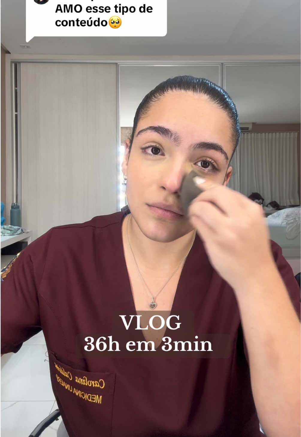 Respondendo a @maria antônia  Mais um videozinho 🤍🥳 #rotina #medicina #plantao #estudos 