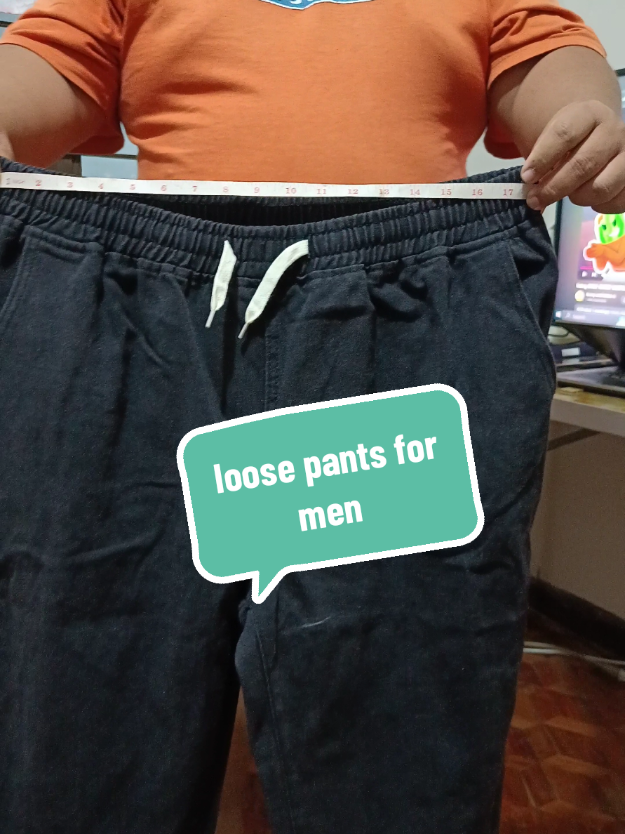 Replying to @urbf_reyvinloose pants for men #cargopants #stretchable #plussize #pantsformen #OOTD #fyp 