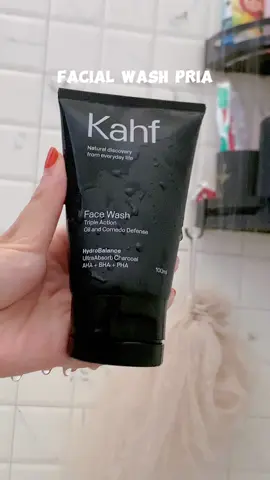 Recomend Facial Wash kahf sekaligus bisa di jadiin masker lohh cuss beli 💗✨ #fyp #recomendation #facialwash #pria #kahf #kahffacewash 