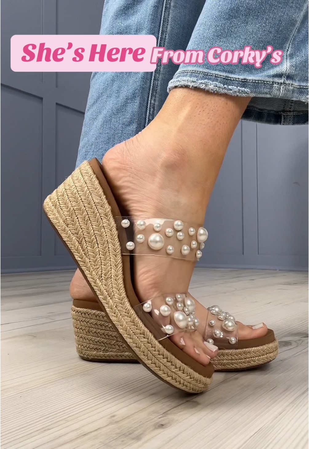 Ready for a winter getaway ✨🌴🍹 #espadrilles #sandals #sandalsshoes #womensshoes #womensfootwear #TikTokShop #tiktokshopfinds #tiktokmademebuyit #wedges #womensheels #vacationoutfits #corkyshoes #corkysfootwear 