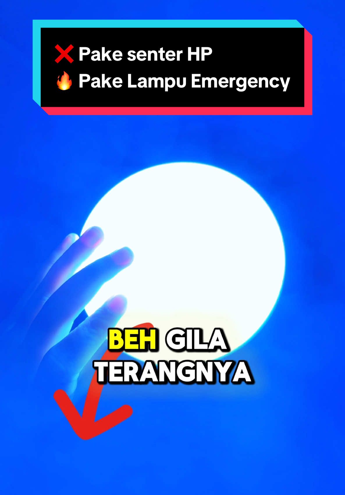 Daripada pake senter HP yang ga terang mending pake lampu Emergency seperti ini yang jelas terangnya 🔥 #lampuemergency #lampuemergencyviral #lampuemergencyled #lampuemergencymurah #lampudarurat #lampudarurat 