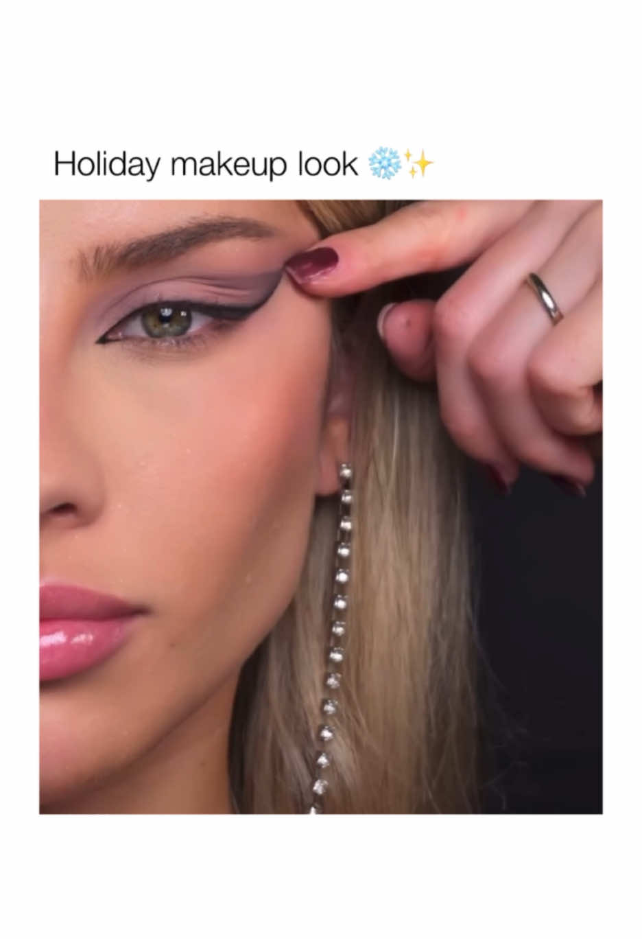 Tag a friend😍 @Letizia Marcondes #holidaymakeup 