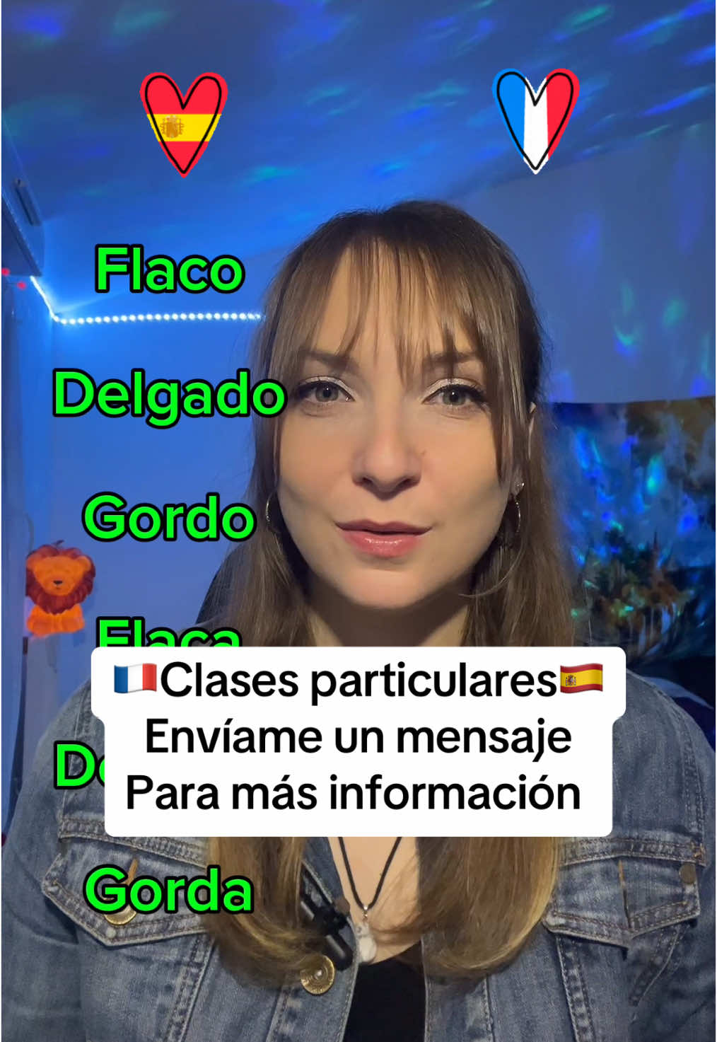 Apprends le vocabulaire des descriptions physiques en espagnol et en français 🇪🇸🇫🇷 #aprendeconfrangnola #aprenderfrances  #Langues #EspagnolFrançais #ApprendreEnSAmusant #TikTokEducation #Vocabulaire #Bilingue #LearnLanguages #Traduction #FYP #PourToi