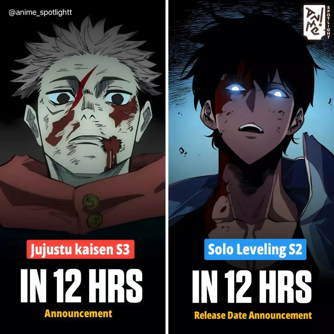 Only 12 Hours Time Left in Some Popular Anime Announcements !!JJK S3 , Solo Leveling S2 , Demon Slayer Infinity Castel, Hell Paradise S2 New Announcement Schedule For 21 Dec 2025 !! #anime #animeedit #fyp #aesthetic 