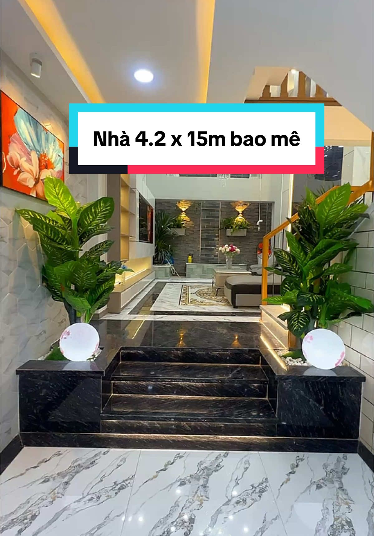 Nhà 4.2 x 15m bao mê