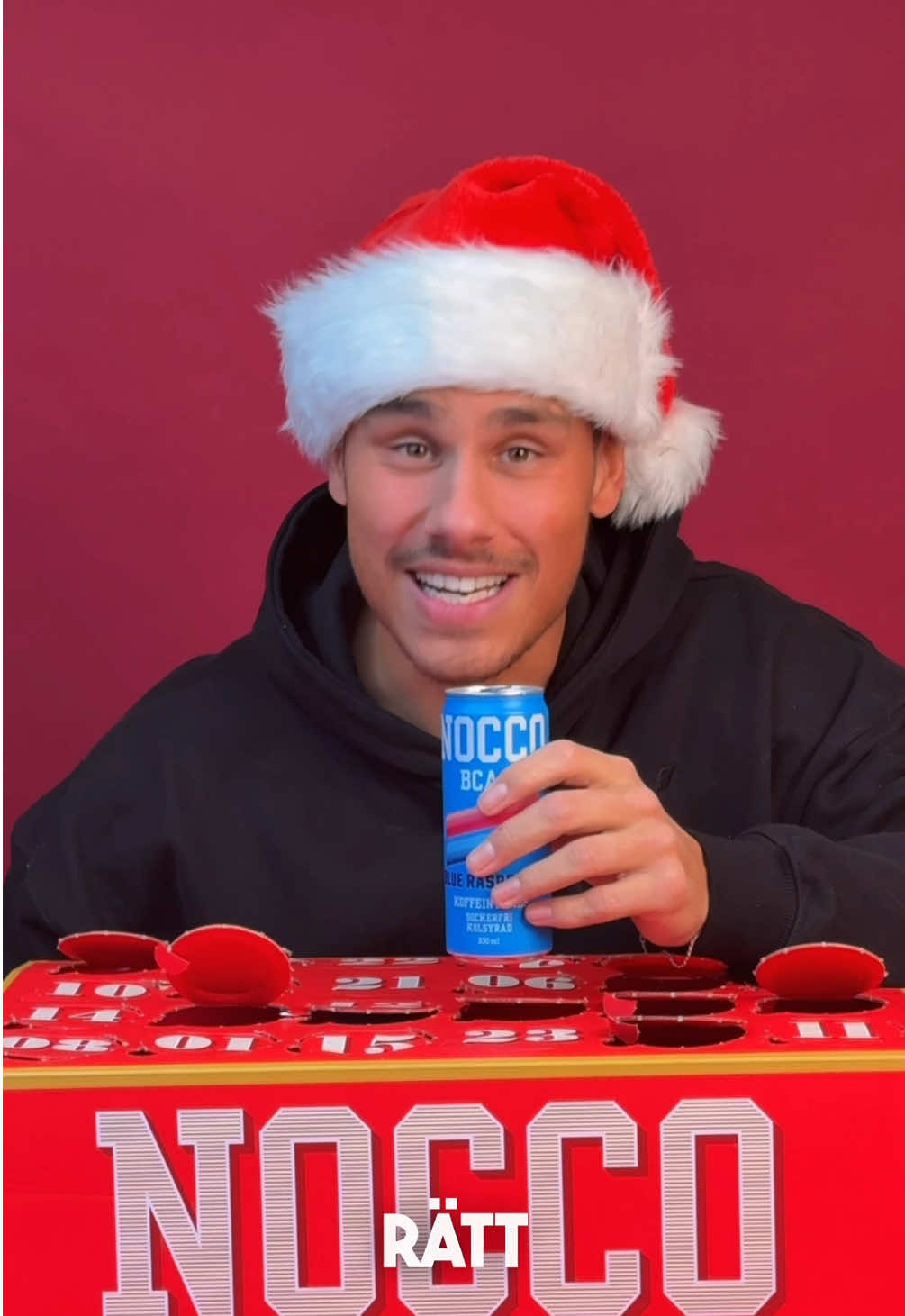 LUCKA 20!🎅🏼 Kommentera vilken smak du tror att det gömmer sig i LUCKA 21!👀❤️ @TADROS #nocco #energydrink 