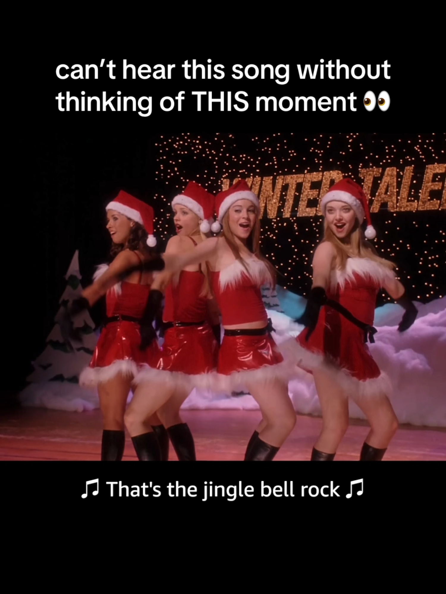 that's so fetch 🤶✨ #meangirlsmovie #lindsaylohan #rachelmcadams #amandaseyfried #laceychabert #christmas #primevideo