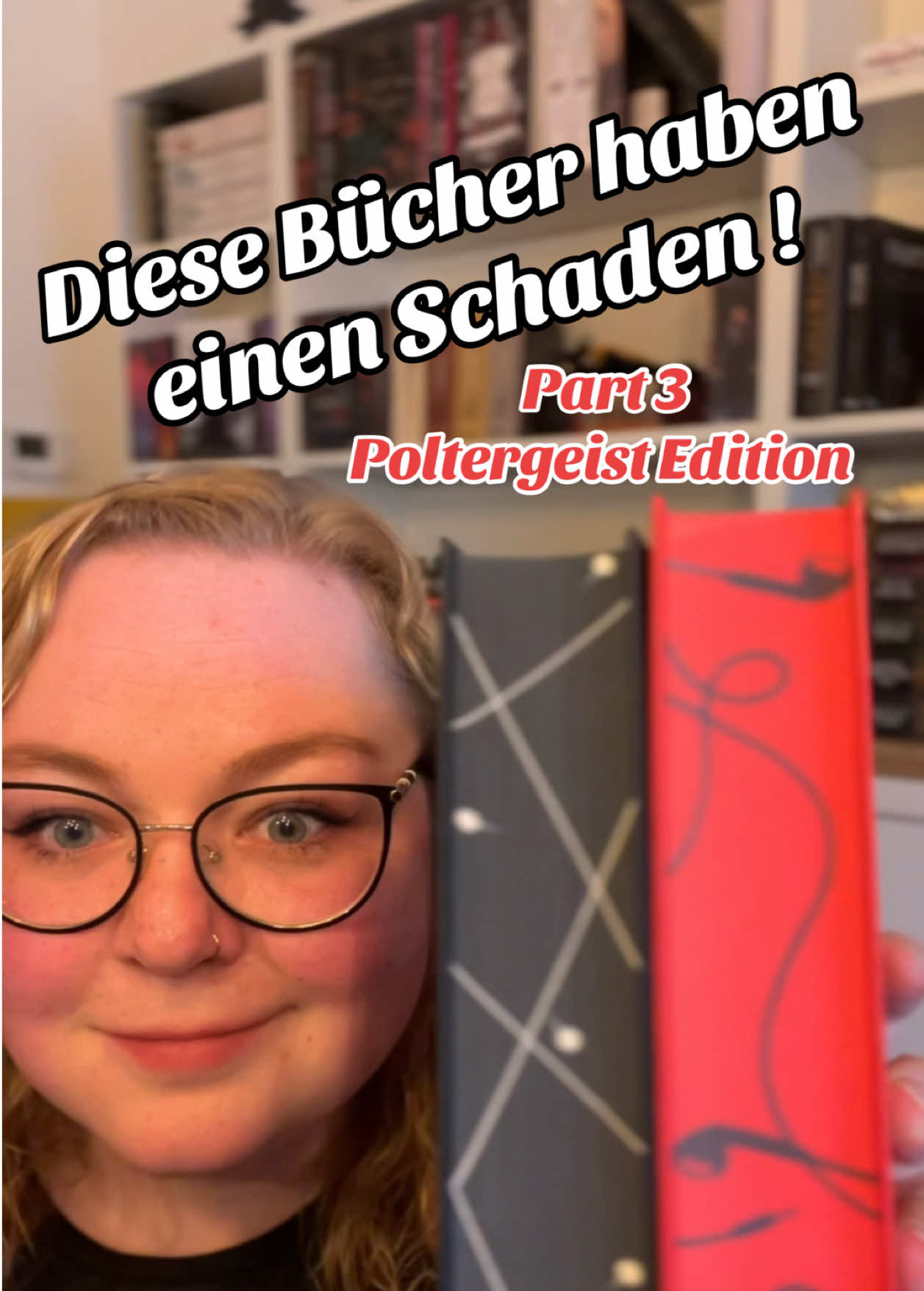 Dieses Buch hat einen Schaden Part 3 & heute in der Poltergeist Edition 👻 Spukt es bei euch im Regal auch hin und wieder? #booksbooksbooks #booktokgermany #bücher #büchertok #bookish #BookTok #bookie #buchblogger #fail #buchliebe #bücherwurm #büchertok #büchertokgermany #buchtok 