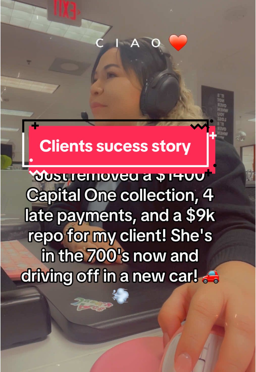 Just removed a $1400 Capital One collection, 4 late payments, and a $9k repo for my client! She's in the 700's now and driving off in a new car! 🚗 💨 #creditcard #creditfix #credit #creditscore #creditrepairservices #creditrestoration #creditcards #finacebetter #credittips #business #buissnesswomen #fixmycredit #badcredit #crediteducation #goodcredit #money #creditispower #finance #debtfree #fixyourcredit #entrepreneur #realestate #mortgage #studentloans #credithelp #creditreport #businesscredit #creditmatters #creditcarddebt #financialliteracy #parati #msicreditsolutions #msicreditgirl #msi #credithelp #parati #paratiiiiiiiiiiiiiiiiiiiiiiiiiiiiiii 