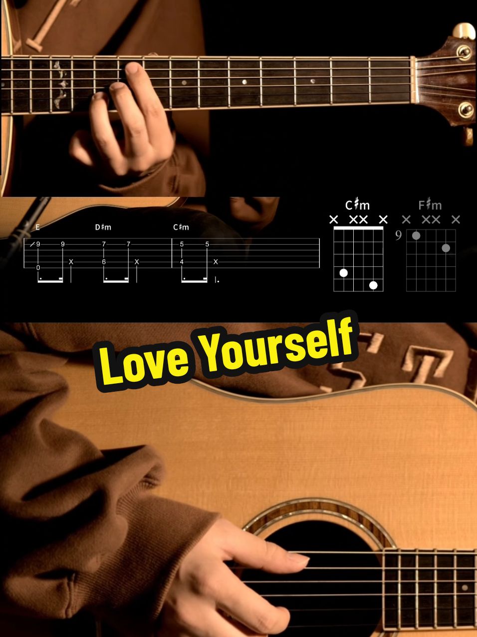 Como tocar Love Yourself - Justin Bieber no violão  #auladeviolao  #cifras #louveyourself  #justinbieber  #acordes 