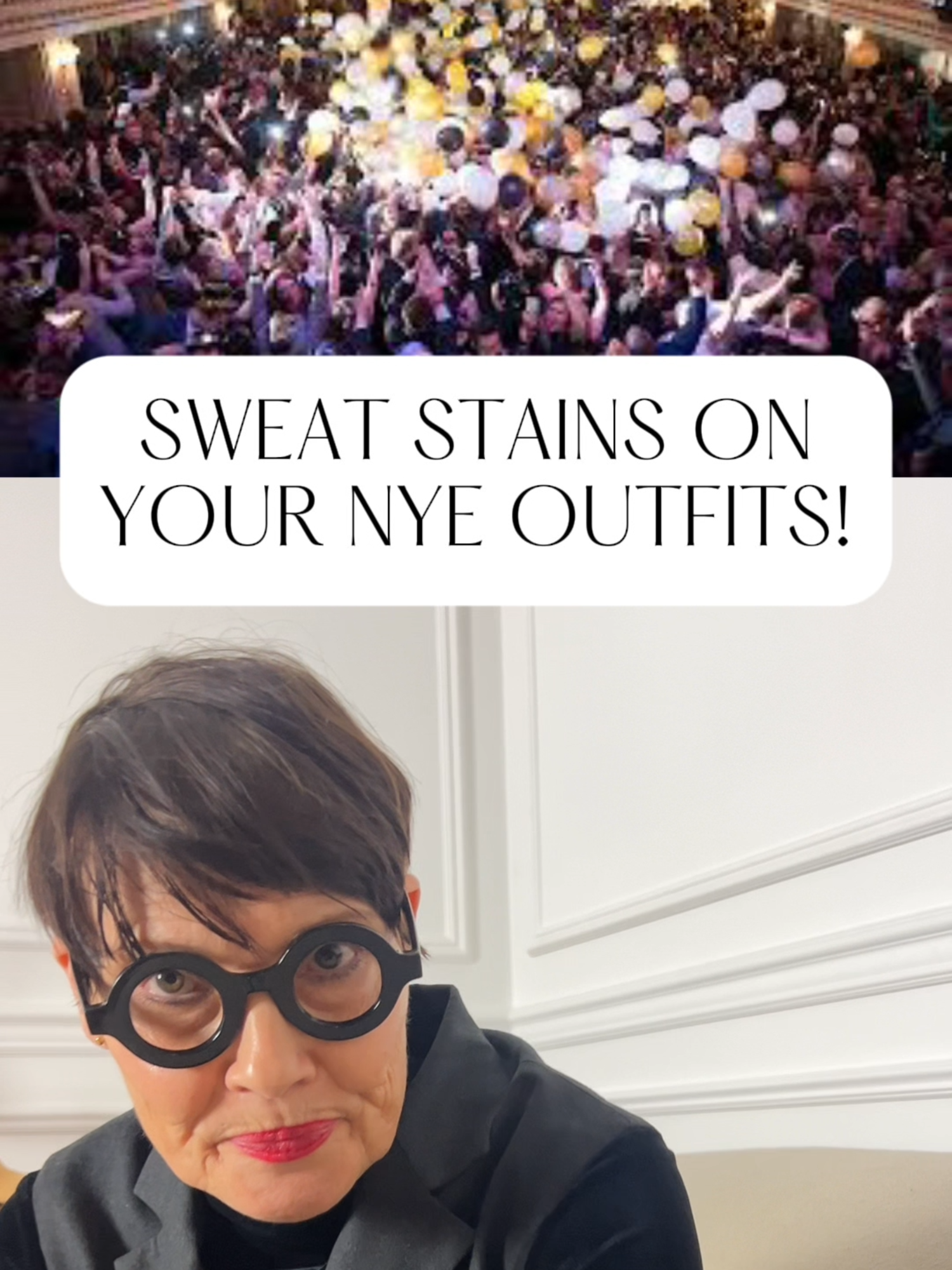 Here's how to avoid #sweatstains on your #fancydress this #NYE! 💃