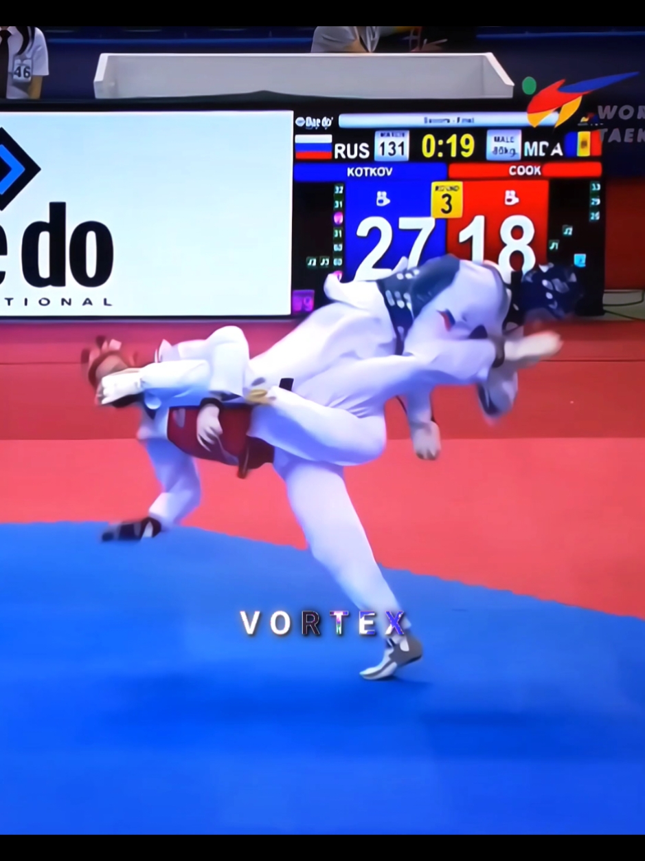 taekwondo - Aura ♾️ - Aaron Cook vs Anton Kotkov  #taekwondo #fyp #martialarts #tkd #fypシ゚viral #edit #aura 