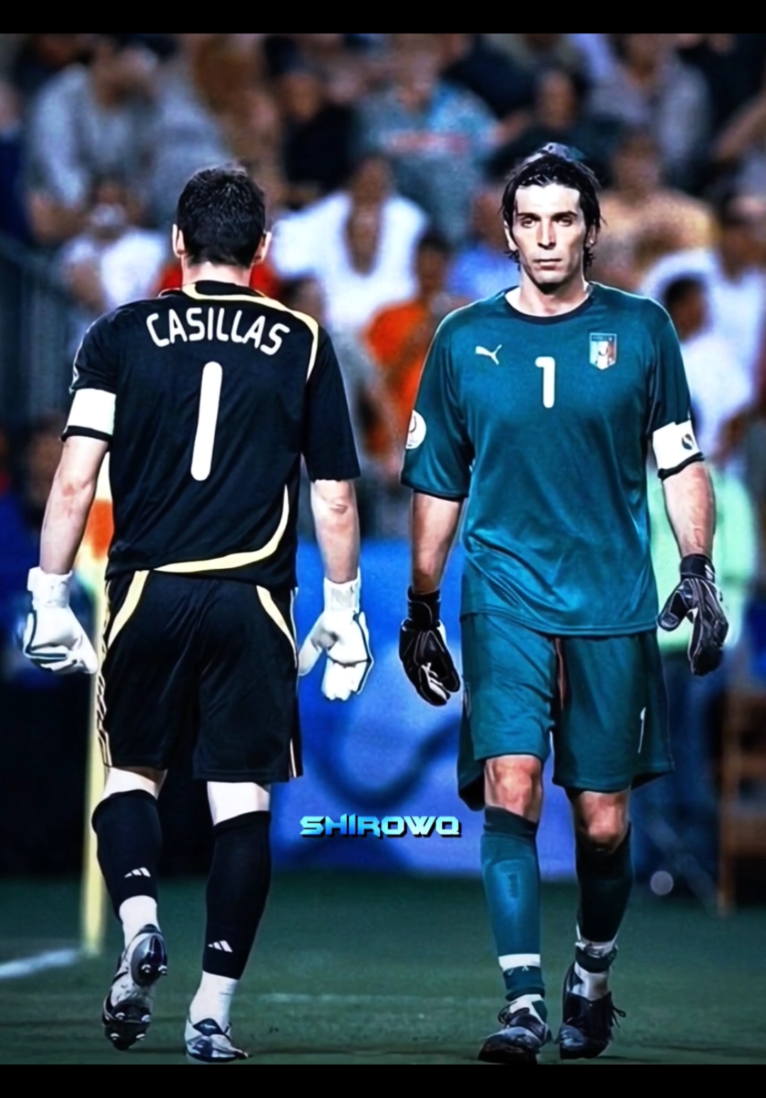 Iker Casillas and Buffon ☠️🔥 #casillas #buffon #footballedit #italia #spain #euro #2008 #edit #fyp 